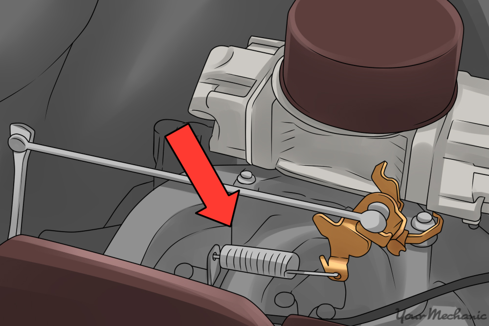 How to Replace a Throttle Return Spring YourMechanic Advice